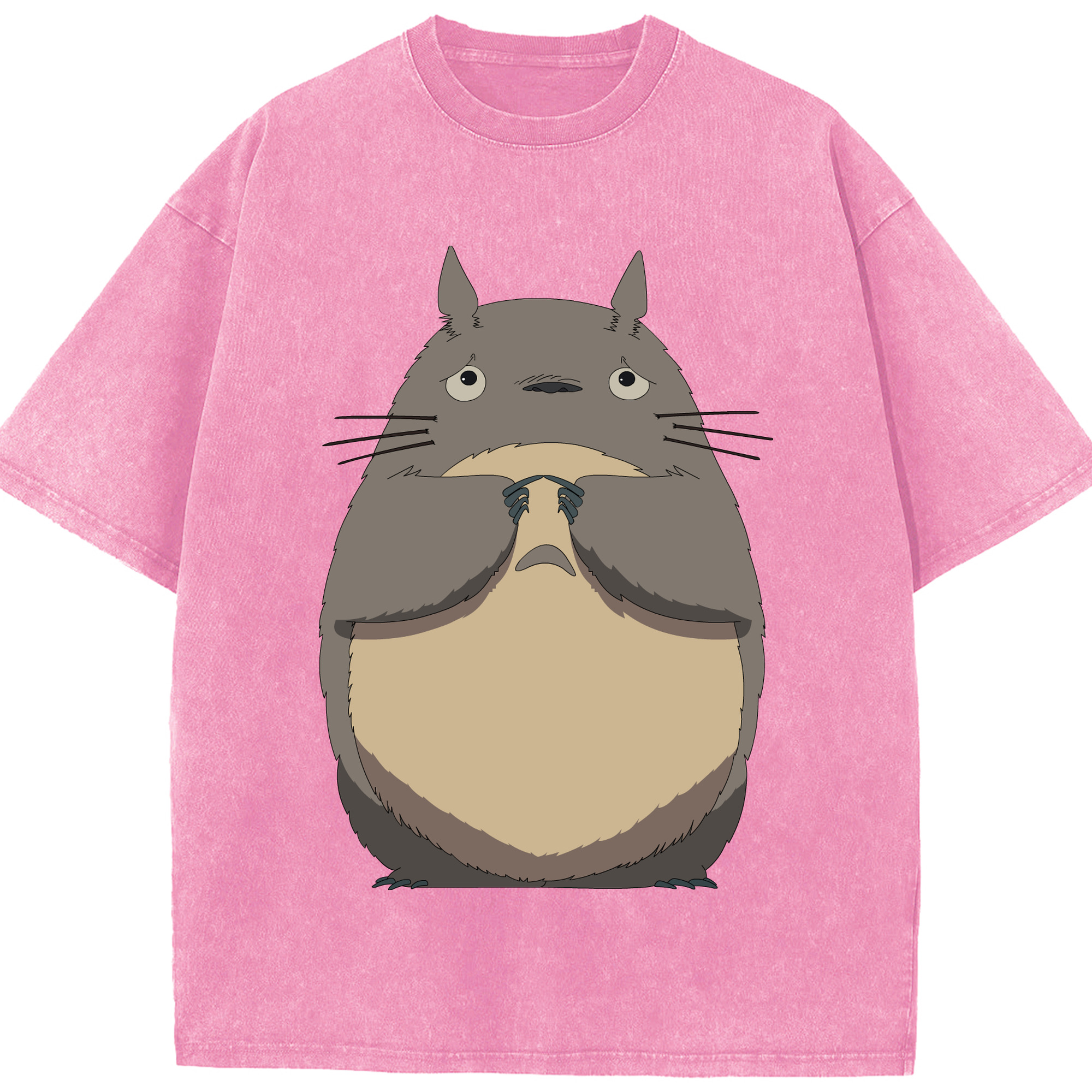 （画像用） となりのトトロ 草壁メイ 草壁サツキ My Neighbor Totoro Satsuki Kusakabe Mei Kusakabe 綿100% ヴィンテージ風 半袖Tシャツ（フロントプリント）